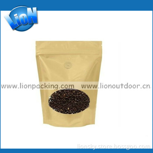 Kraft Paper Bags Wholesale&Ziplock Stand up Kraft Paper Bag&Kraft Paper Bag with Clear Window